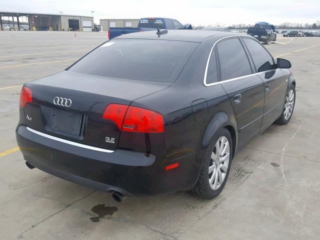 WAUDG78E45A543808 - 2005 AUDI A4 3.2 QUA BLACK photo 4