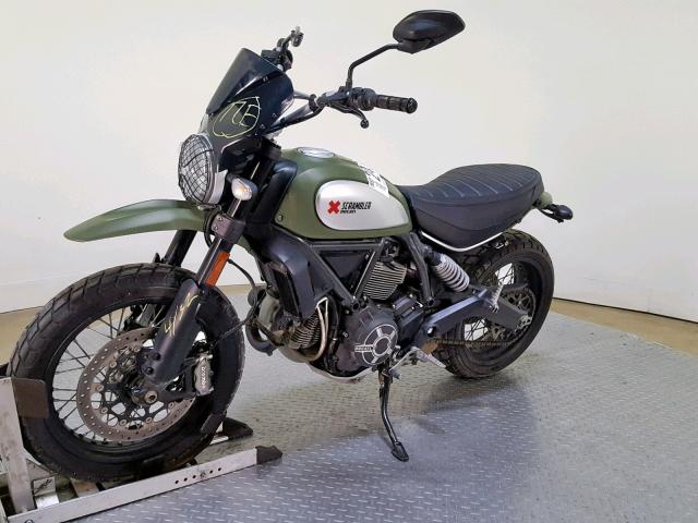 ML015ANM7GT010105 - 2016 DUCATI SCRAMBLER GREEN photo 4