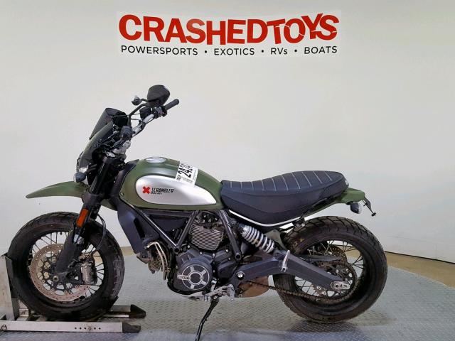 ML015ANM7GT010105 - 2016 DUCATI SCRAMBLER GREEN photo 5