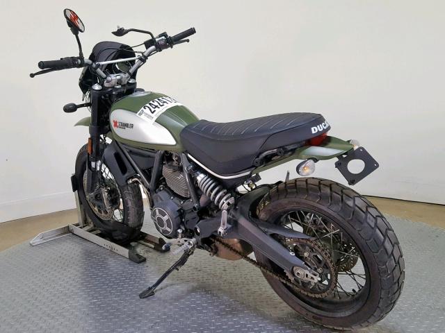 ML015ANM7GT010105 - 2016 DUCATI SCRAMBLER GREEN photo 6