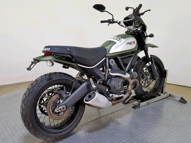 ML015ANM7GT010105 - 2016 DUCATI SCRAMBLER GREEN photo 8