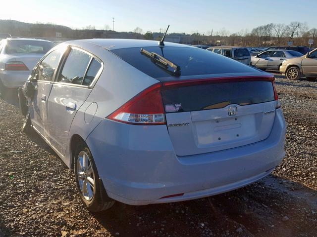 JHMZE2H73AS007342 - 2010 HONDA INSIGHT EX WHITE photo 3