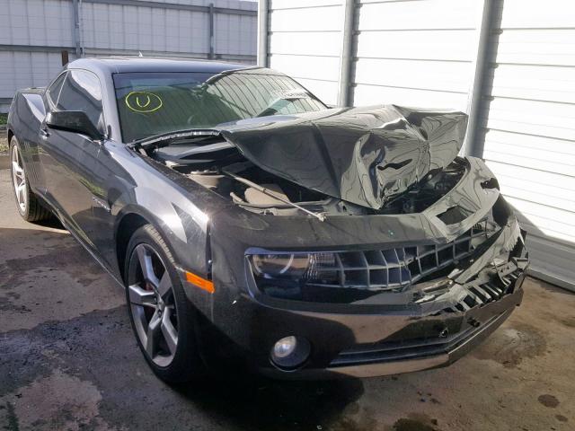 2G1FC1ED8B9142164 - 2011 CHEVROLET CAMARO LT BLACK photo 1