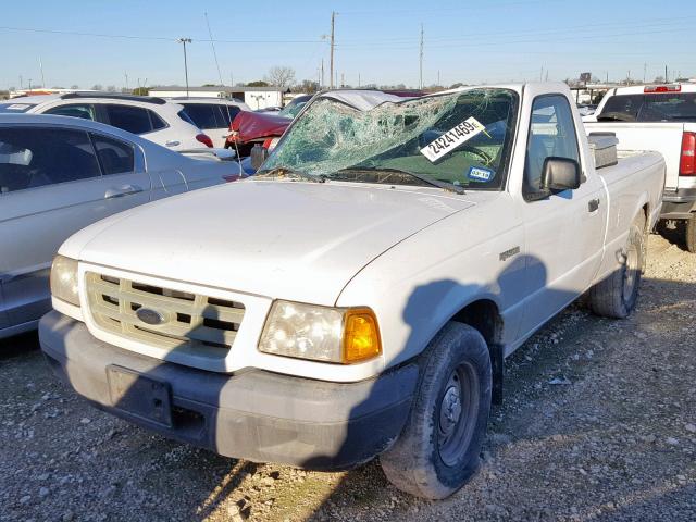 1FTYR10D32PA39970 - 2002 FORD RANGER WHITE photo 2