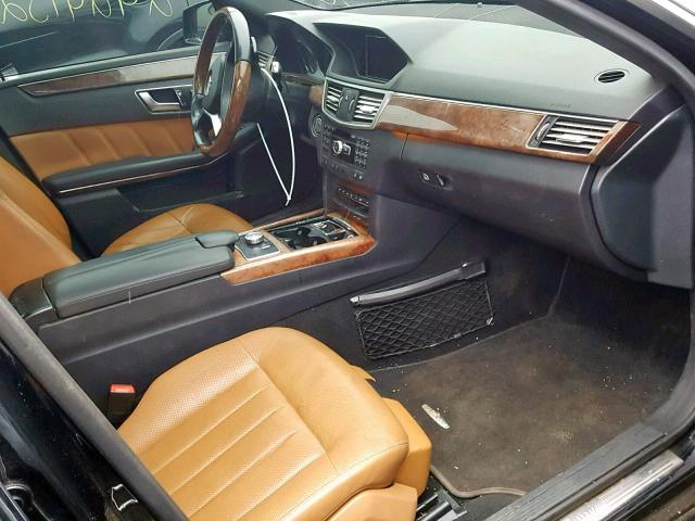 WDDHF9BB8DA719071 - 2013 MERCEDES-BENZ E 550 4MAT BLACK photo 5