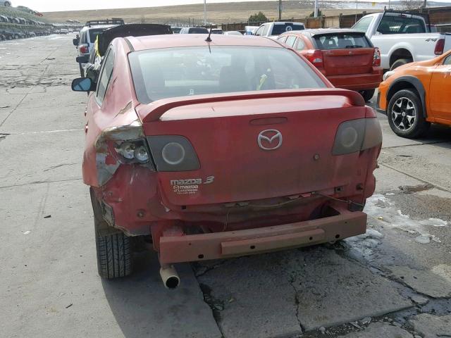 JM1BK323661526826 - 2006 MAZDA 3 S RED photo 9