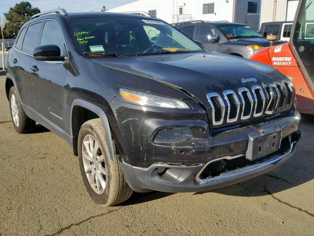 1C4PJMDS8EW121779 - 2014 JEEP CHEROKEE L BLACK photo 1