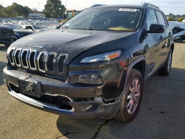 1C4PJMDS8EW121779 - 2014 JEEP CHEROKEE L BLACK photo 2