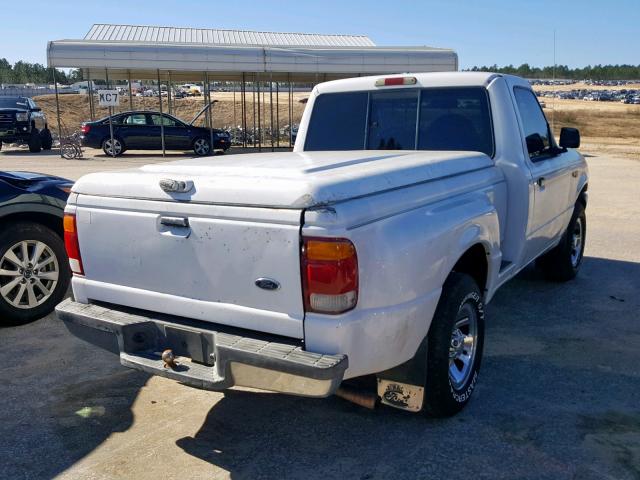 1FTYR10C3XPA06756 - 1999 FORD RANGER WHITE photo 4