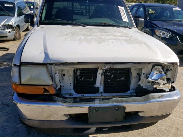 1FTYR10C3XPA06756 - 1999 FORD RANGER WHITE photo 9