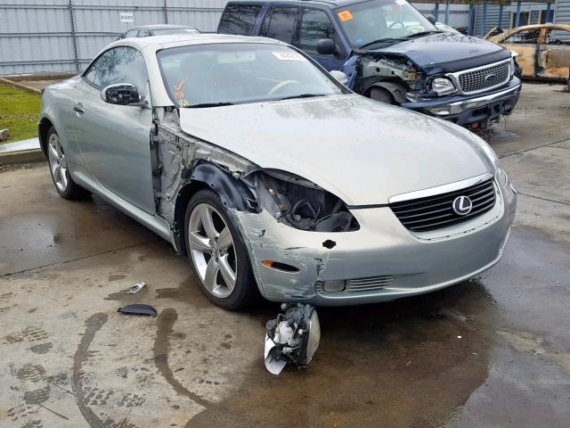 JTHFN48Y920008306 - 2002 LEXUS SC 430 SILVER photo 1