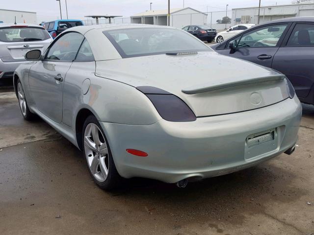 JTHFN48Y920008306 - 2002 LEXUS SC 430 SILVER photo 3