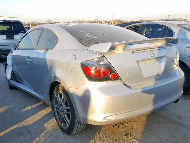 JTKDE167380264864 - 2008 TOYOTA SCION TC SILVER photo 3