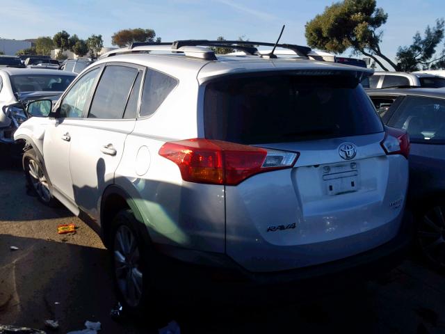 2T3DFREV3EW189092 - 2014 TOYOTA RAV4 LIMIT SILVER photo 3