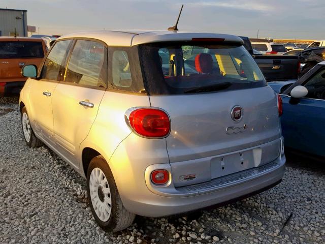 ZFBCFAAH1EZ014145 - 2014 FIAT 500L POP 银色 照片 3