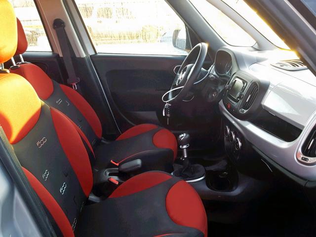 ZFBCFAAH1EZ014145 - 2014 FIAT 500L POP 银色 照片 5