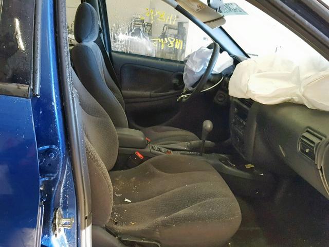 1G1JF52F047359212 - 2004 CHEVROLET CAVALIER L BLUE photo 5