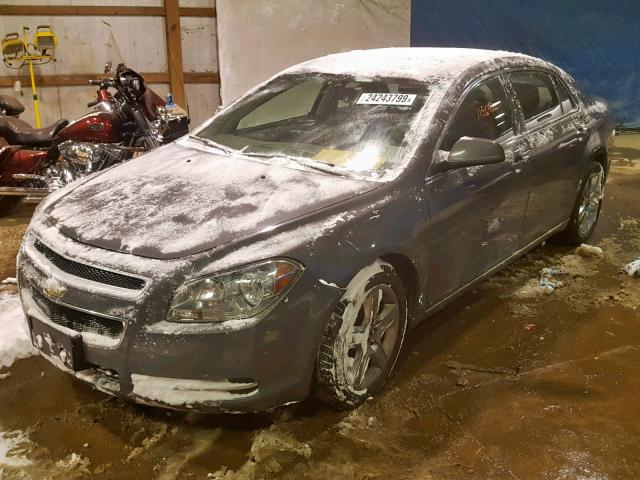 1G1ZH57B09F233058 - 2009 CHEVROLET MALIBU 1LT GRAY photo 2