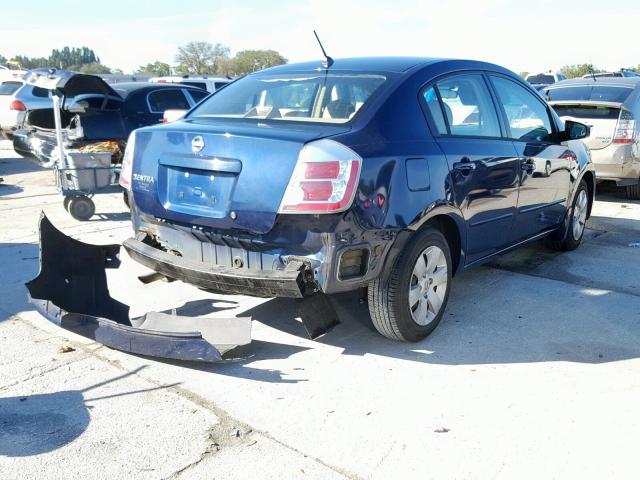 3N1AB61E58L756095 - 2008 NISSAN SENTRA 2.0 BLUE photo 4