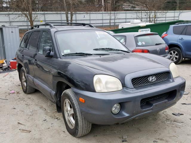 KM8SC73D42U276454 - 2002 HYUNDAI SANTA FE G BLACK photo 1