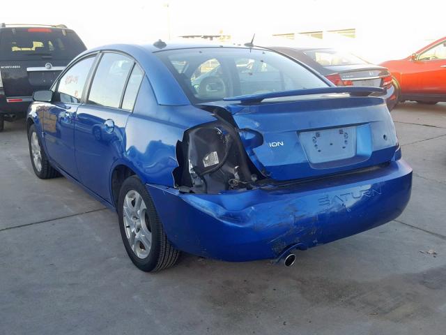 1G8AL54F34Z169478 - 2004 SATURN ION LEVEL BLUE photo 3