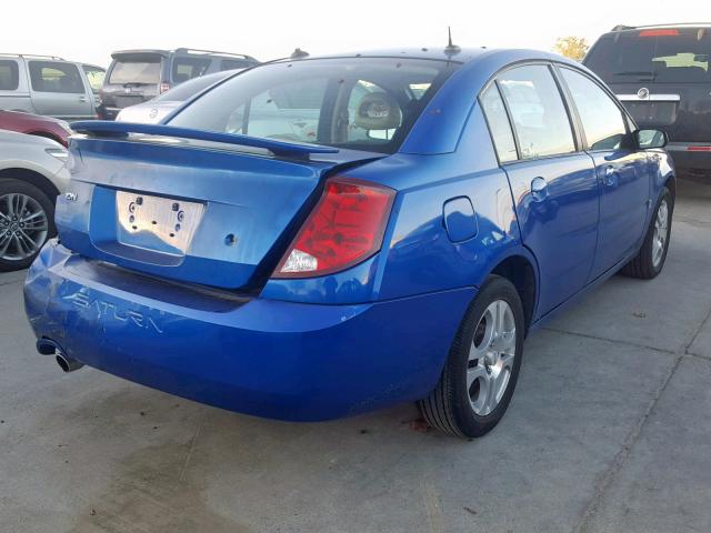 1G8AL54F34Z169478 - 2004 SATURN ION LEVEL BLUE photo 4