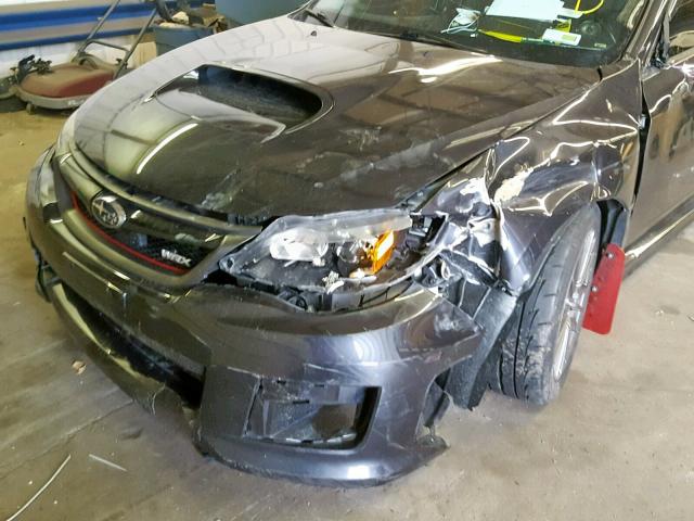 JF1GV7E65DG034377 - 2013 SUBARU IMPREZA WR GRAY photo 9