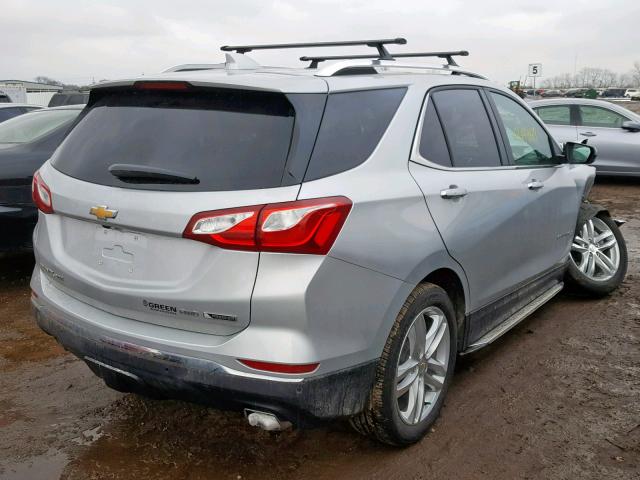 2GNAXWEX5J6295833 - 2018 CHEVROLET EQUINOX PR SILVER photo 4