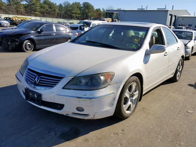 JH4KB16585C015930 - 2005 ACURA RL WHITE photo 2