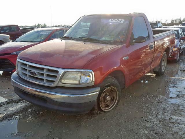 1FTZF1720XKA55369 - 1999 FORD F150 RED photo 2