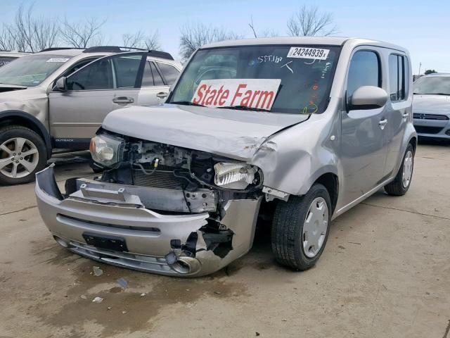 JN8AZ28R89T121755 - 2009 NISSAN CUBE BASE SILVER photo 2