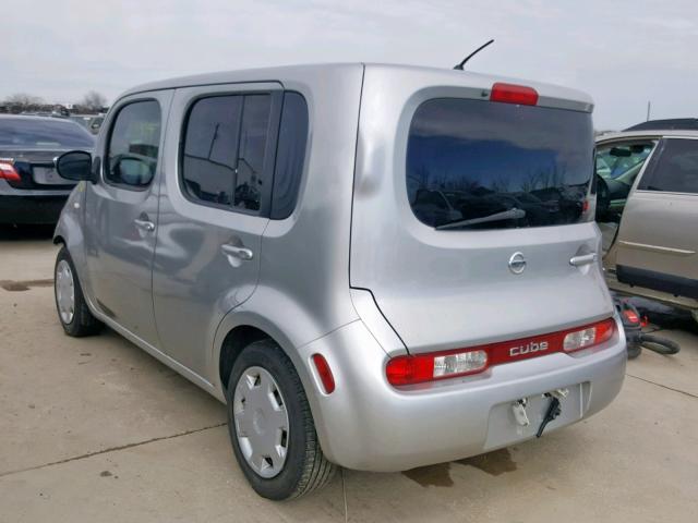 JN8AZ28R89T121755 - 2009 NISSAN CUBE BASE SILVER photo 3