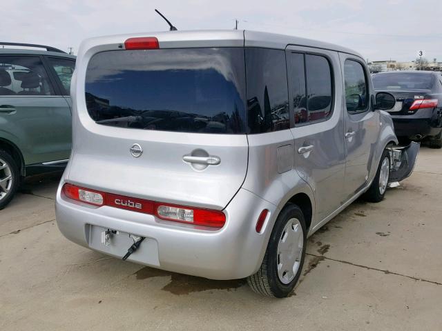 JN8AZ28R89T121755 - 2009 NISSAN CUBE BASE SILVER photo 4