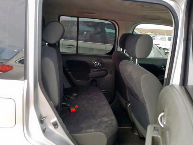 JN8AZ28R89T121755 - 2009 NISSAN CUBE BASE SILVER photo 6