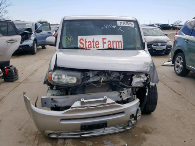 JN8AZ28R89T121755 - 2009 NISSAN CUBE BASE SILVER photo 9