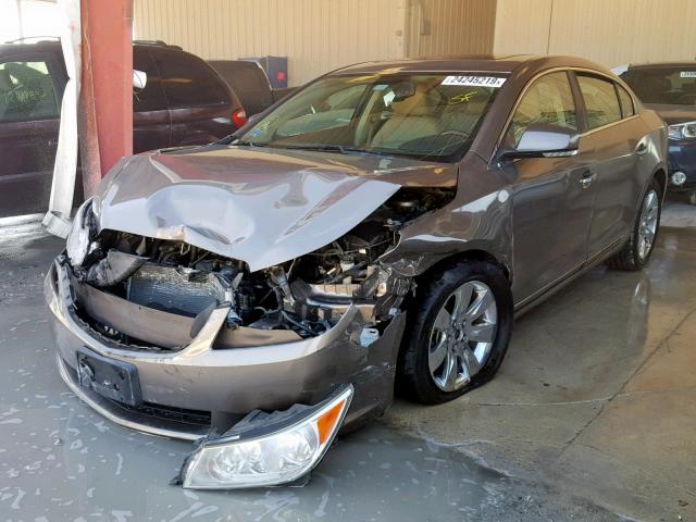 1G4GE5ED0BF206715 - 2011 BUICK LACROSSE C BROWN photo 2