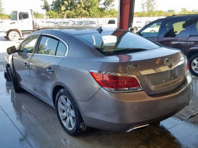 1G4GE5ED0BF206715 - 2011 BUICK LACROSSE C BROWN photo 3