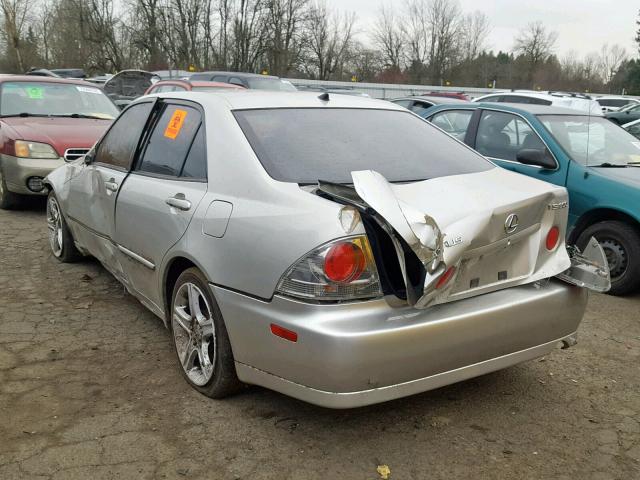 JTHBD192020061129 - 2002 LEXUS IS 300 SILVER photo 3