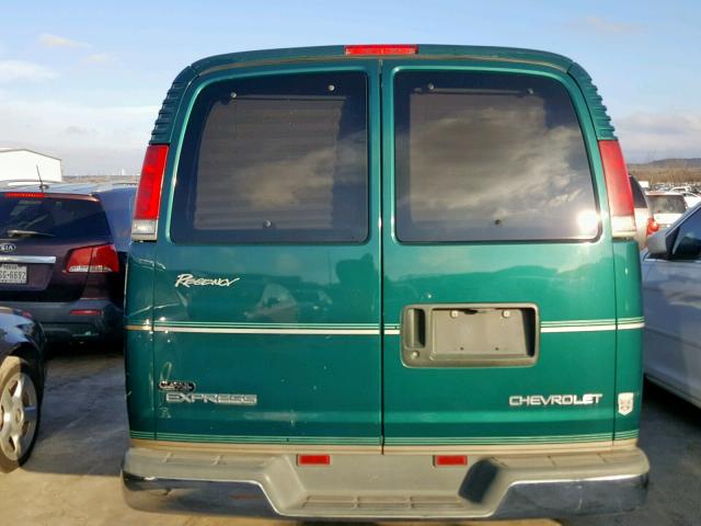 1GBFG15R6X1094588 - 1999 CHEVROLET EXPRESS G1 GREEN photo 9