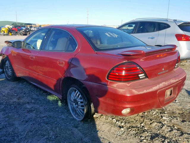 1G2NE52E25M187338 - 2005 PONTIAC GRAND AM S წითელი ფოტო 3