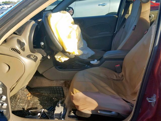 1G2NE52E25M187338 - 2005 PONTIAC GRAND AM S წითელი ფოტო 5