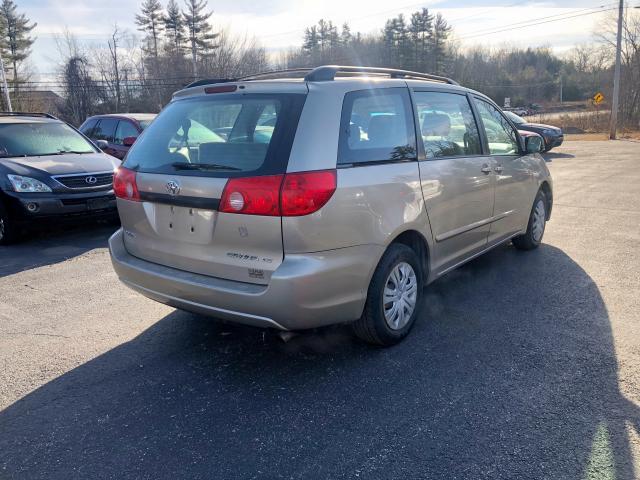 5TDZK23C17S096988 - 2007 TOYOTA SIENNA CE GOLD photo 4