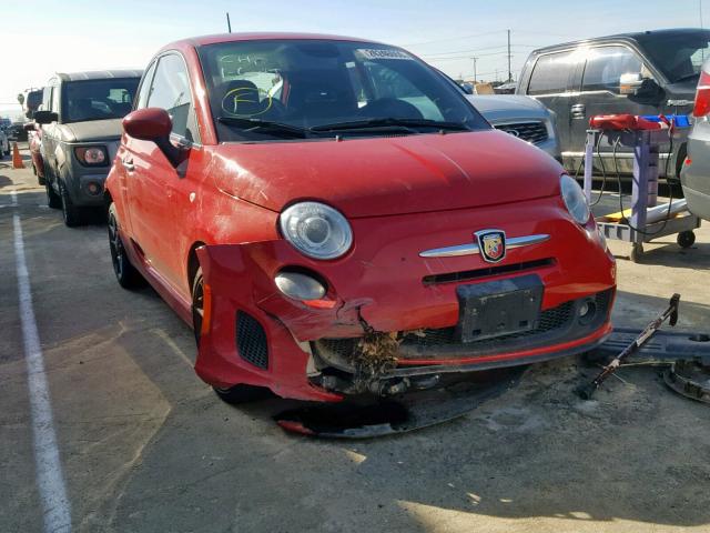 3C3CFFFH9DT749033 - 2013 FIAT 500 ABARTH RED photo 1