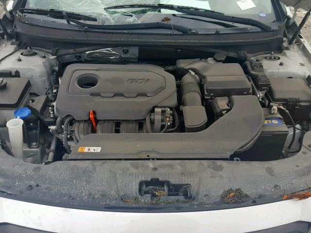 5NPE34AF7FH027652 - 2015 HYUNDAI SONATA SPO SILVER photo 7