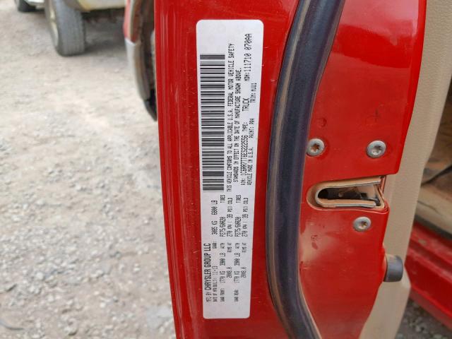 1C6RR7TT6ES222556 - 2014 RAM 1500 SLT RED photo 10