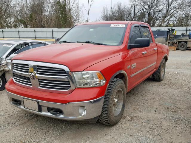 1C6RR7TT6ES222556 - 2014 RAM 1500 SLT RED photo 2