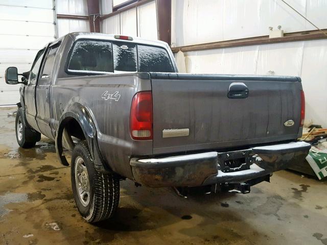 1FTWW31P45EB16348 - 2005 FORD F350 SRW S GRAY photo 3