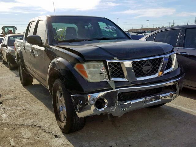 1N6AD07U17C446391 - 2007 NISSAN FRONTIER C BLACK photo 1