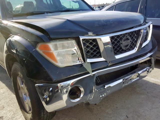 1N6AD07U17C446391 - 2007 NISSAN FRONTIER C BLACK photo 9