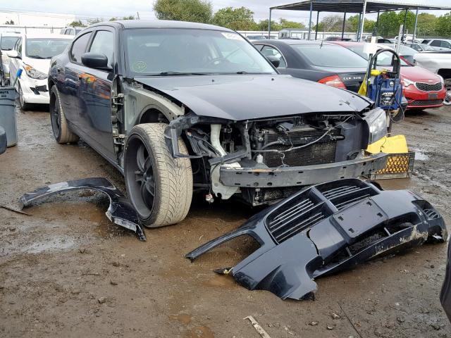 2B3KA43R28H336409 - 2008 DODGE CHARGER BLACK photo 1